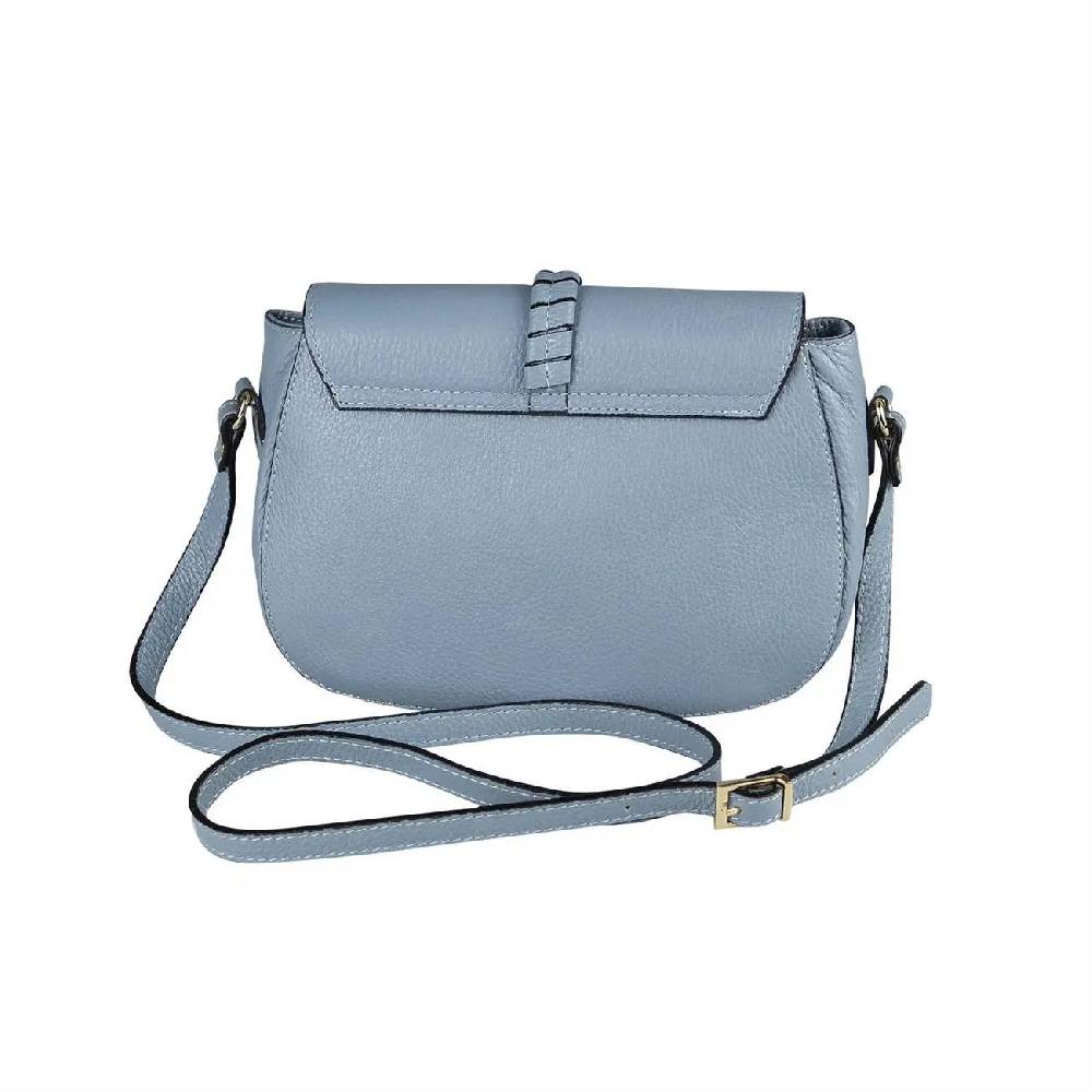 OBC MADE IN ITALY DAMEN LEDER TASCHE Schultertasche Umhängetasche Crossbody Handtasche Abendtasche Henkeltasche CrossOver Clutch Bestseller