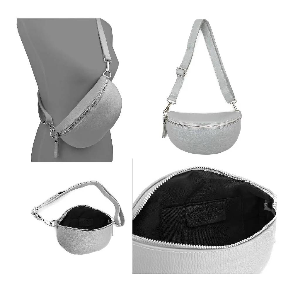 Made in Italy OBC DAMEN SET Gürteltasche + Schultergurt LEDER Crossbody Hüfttasche Bauchtasche Umhängetasche Brusttasche CrossOver Bodybag Schultertasche Handytasche Geldtasche Tasche Kosmetiktasche Tägliche Deals