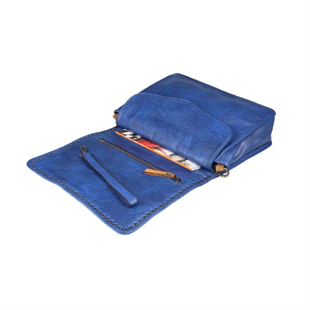 OBC DAMEN Flecht Nieten TASCHE Cross-Over Schultertasche Handtasche Umhängetasche Messenger Bag Leder Optik VIP-Rabatte
