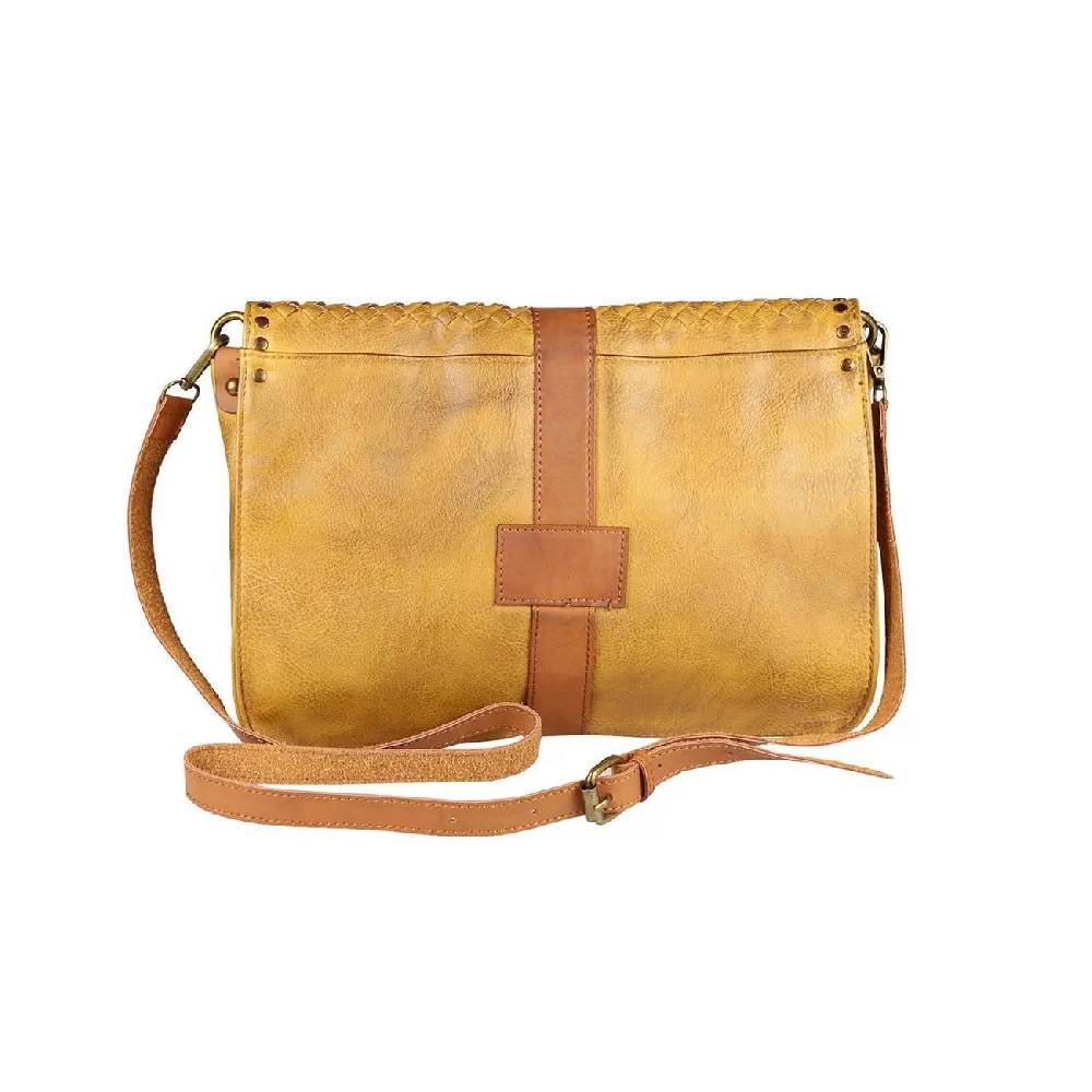 OBC DAMEN Flecht Nieten TASCHE Cross-Over Schultertasche Handtasche Umhängetasche Messenger Bag Leder Optik VIP-Rabatte