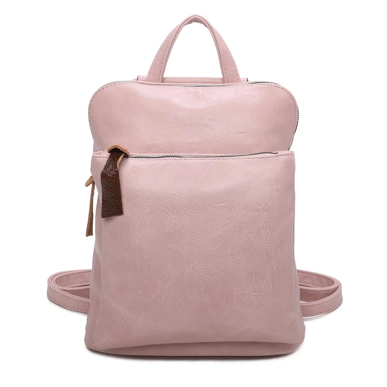 Damen Rucksack Tasche Crossbody Schultertasche Handtasche Messenger Umhängetasche Shopper Cross-Over Handgepäck Vintage Leder Optik Wochenangebot