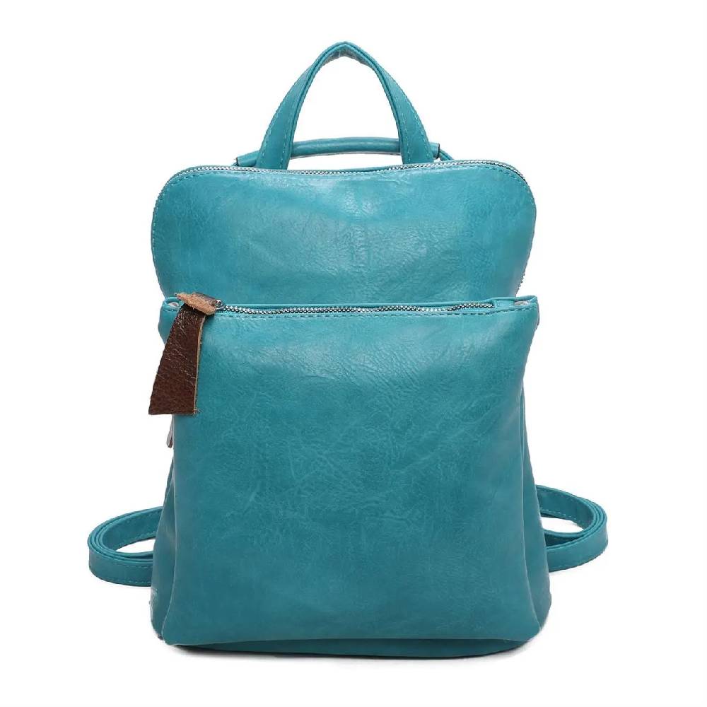 Damen Rucksack Tasche Crossbody Schultertasche Handtasche Messenger Umhängetasche Shopper Cross-Over Handgepäck Vintage Leder Optik Wochenangebot