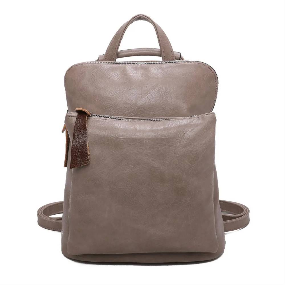 Damen Rucksack Tasche Crossbody Schultertasche Handtasche Messenger Umhängetasche Shopper Cross-Over Handgepäck Vintage Leder Optik Wochenangebot