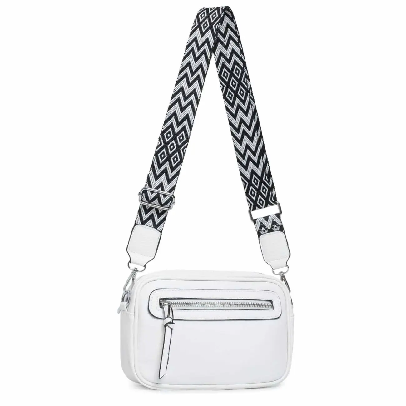 OBC Damen Tasche Umhängetasche Brusttasche Cross Over body Bag Gürteltasche Schultertasche Bauchtasche Hüfttasche Abend Freizeit Reise Leder Optik Begrenzte Freigabe