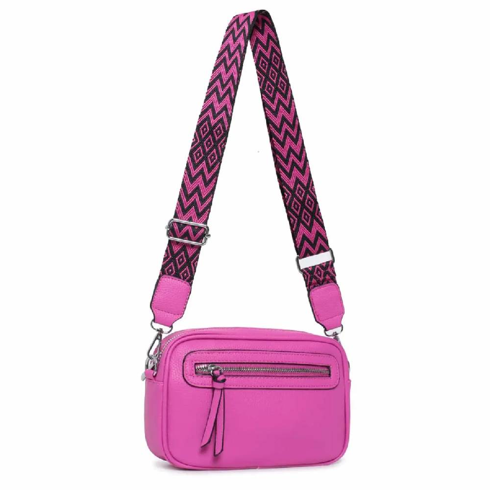 OBC Damen Tasche Umhängetasche Brusttasche Cross Over body Bag Gürteltasche Schultertasche Bauchtasche Hüfttasche Abend Freizeit Reise Leder Optik Begrenzte Freigabe