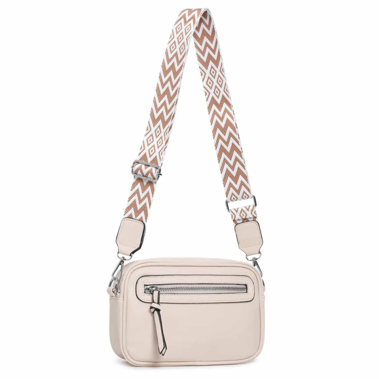 OBC Damen Tasche Umhängetasche Brusttasche Cross Over body Bag Gürteltasche Schultertasche Bauchtasche Hüfttasche Abend Freizeit Reise Leder Optik Begrenzte Freigabe