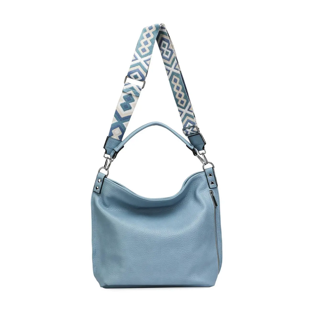OBC XXL Damen Tasche mit 2 Gürtel Shopper Schultertasche Umhängetasche Hobo Bag Reisetasche Handtasche für Schule Freizeit Beuteltasche Urlaub Weekender Leder Optik Neueste Stile