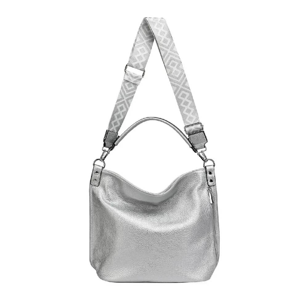 OBC XXL Damen Tasche mit 2 Gürtel Shopper Schultertasche Umhängetasche Hobo Bag Reisetasche Handtasche für Schule Freizeit Beuteltasche Urlaub Weekender Leder Optik Neueste Stile