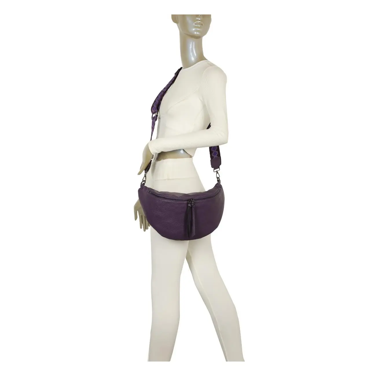 Damen Tasche Crossbody Schultertasche Gürteltasche Brusttasche Hüfttasche Bauchtasche Umhängetasche Cross-Over Bodybag Handytasche Geldtasche Kosmetiktasche Leder Optik Letzte 2 Tage