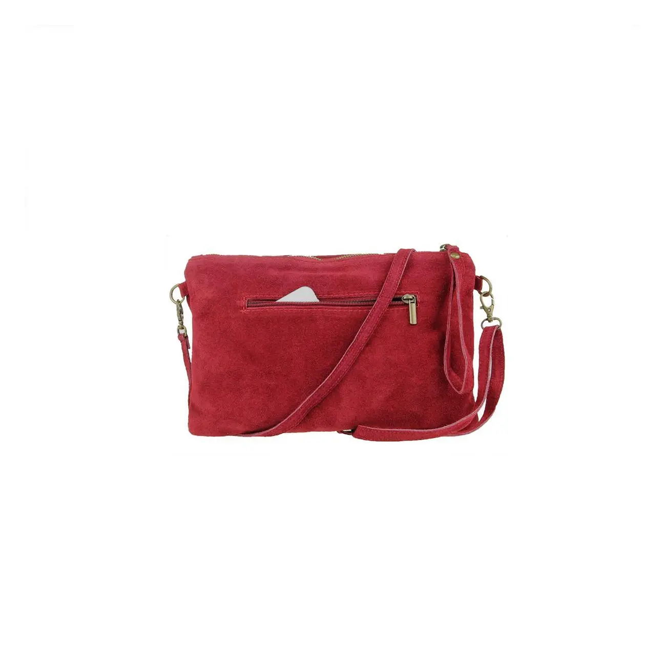 Ital. Stern Tasche Wildleder Ledertasche Schmucktasche Umhängetasche Clutch Borsetta Pochette Schultertasche CrossOver Abendtasche Zeitbegrenzte Promotion