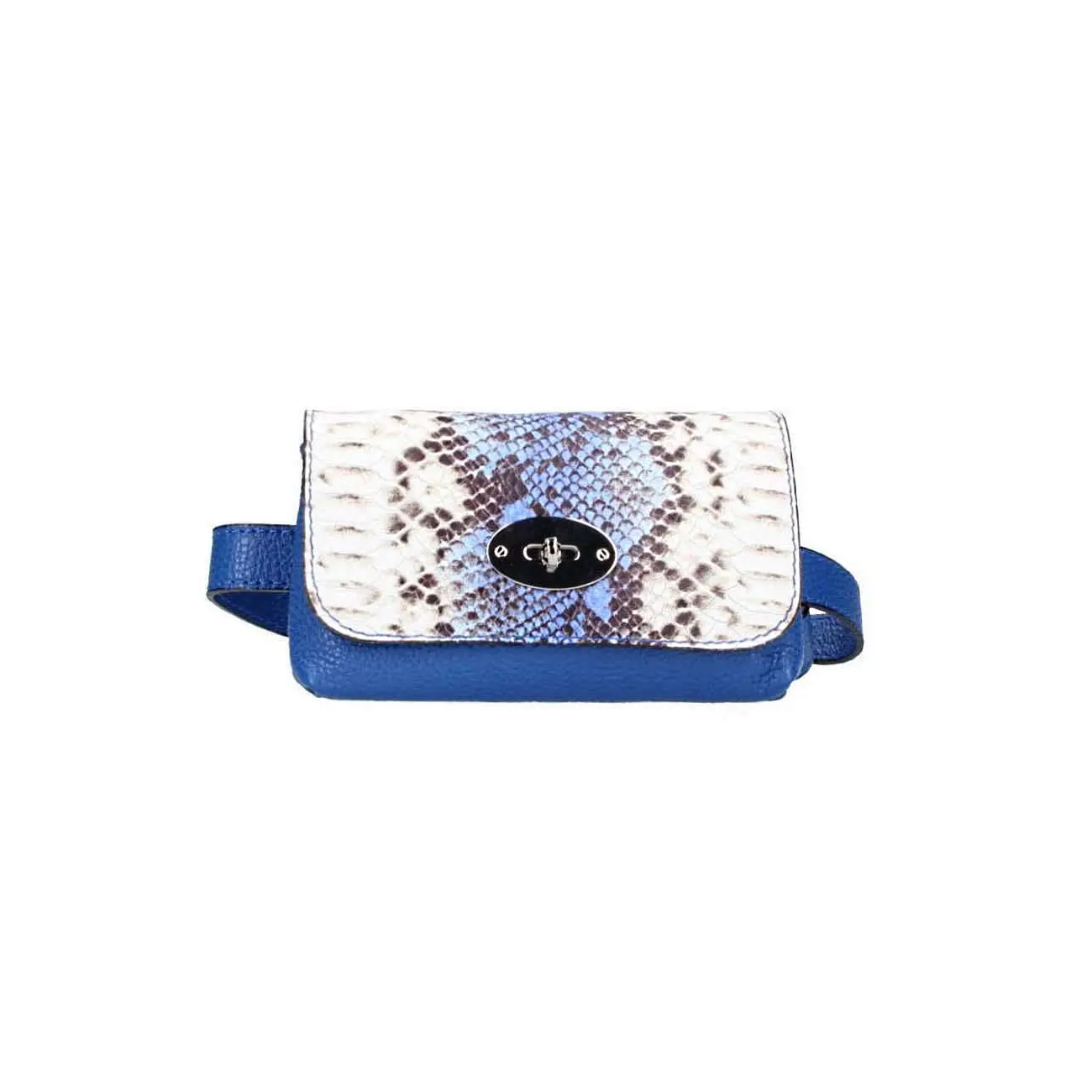 Made in Italy OBC DAMEN LEDER TASCHE Gürteltasche Crossbody Hüfttasche Bauchtasche Python Snake Muster Bis zu 65% Rabatt