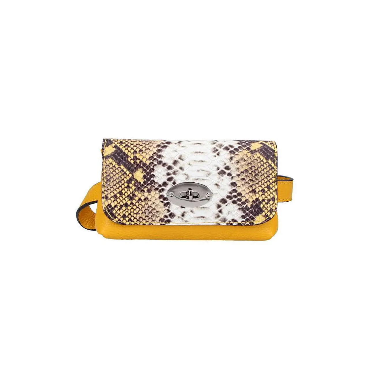 Made in Italy OBC DAMEN LEDER TASCHE Gürteltasche Crossbody Hüfttasche Bauchtasche Python Snake Muster Bis zu 65% Rabatt