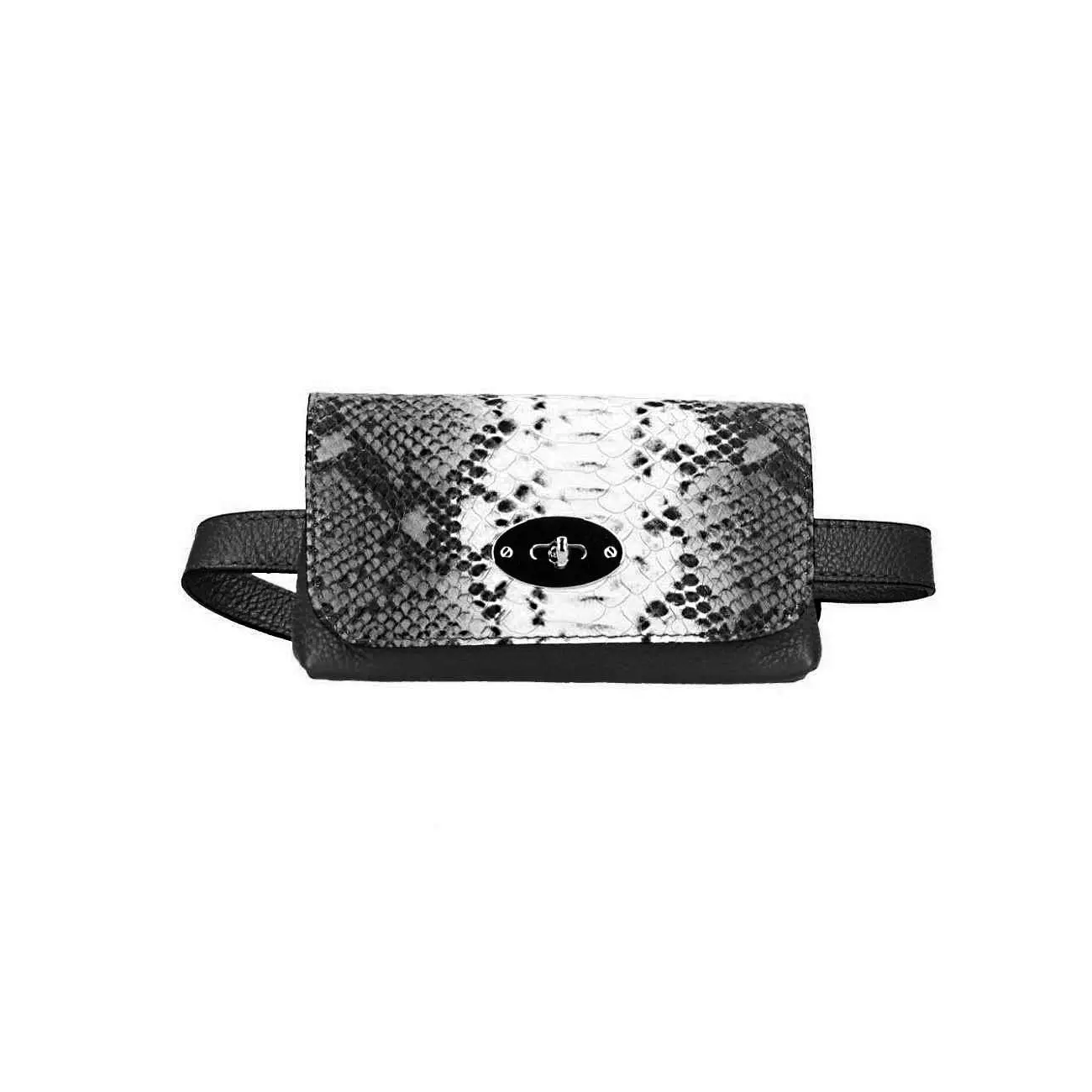 Made in Italy OBC DAMEN LEDER TASCHE Gürteltasche Crossbody Hüfttasche Bauchtasche Python Snake Muster Bis zu 65% Rabatt
