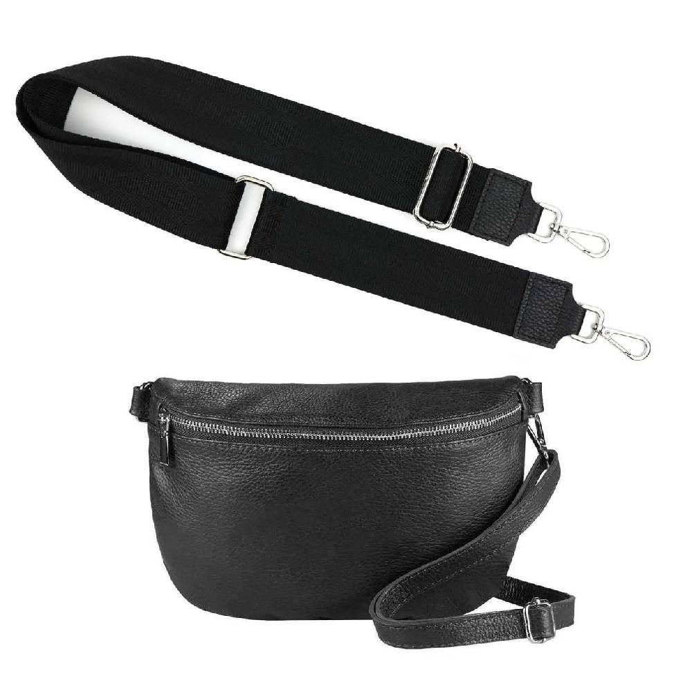 Made in Italy OBC DAMEN SET Gürteltasche + Schultergurt LEDER Crossbody Hüfttasche Bauchtasche Umhängetasche Brusttasche CrossOver Bodybag Schultertasche Handytasche Geldtasche Tasche Kosmetiktasche Bis zu 55% Rabatt