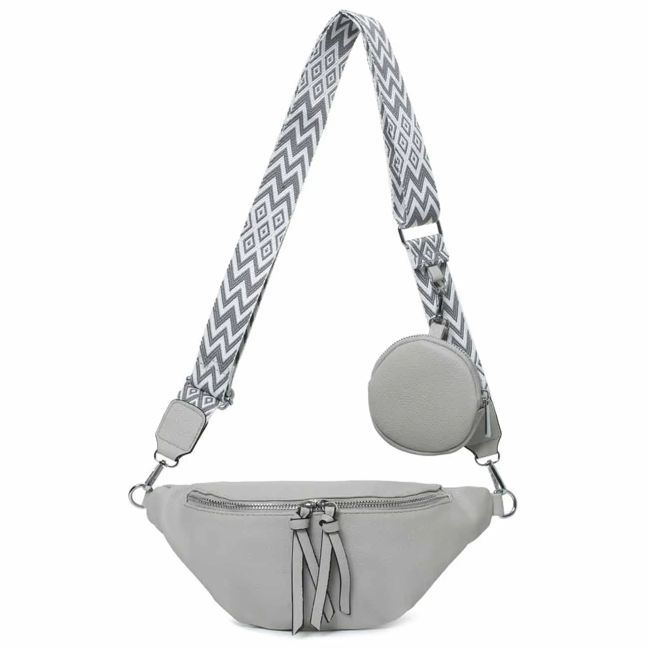 OBC Damen Tasche Brusttasche Crossbody Umhängetasche Handytasche Hüfttasche Cross-Over Bodybag Schultertasche Bauchtasche Gürteltasche Messenger-Tasche Leder Optik Kostenloser Versand international