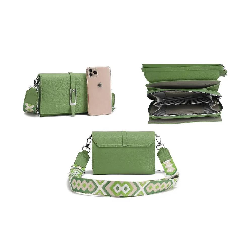 OBC DAMEN TASCHE Cross Over Body Bag Brusttasche Umhängetasche Schultertasche Brieftasche Smartphone Geldbörse Geldtasche Abend Handy Clutch Kartenetui Fabrikladen