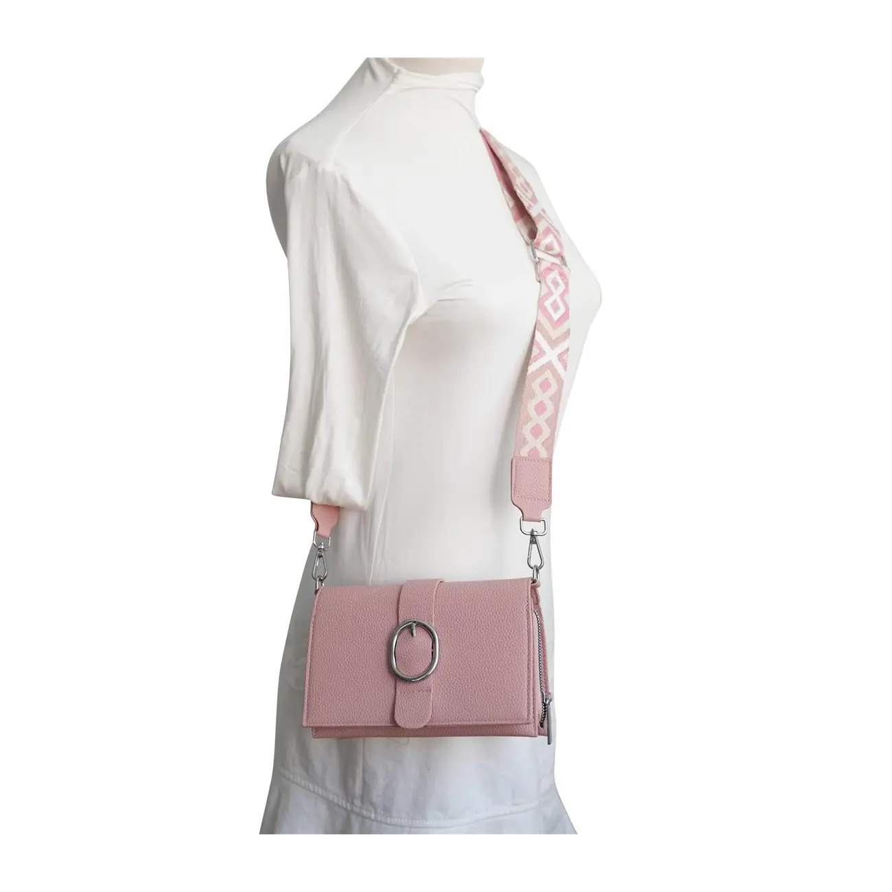 OBC DAMEN TASCHE Cross Over Body Bag Brusttasche Umhängetasche Schultertasche Brieftasche Smartphone Geldbörse Geldtasche Abend Handy Clutch Kartenetui Fabrikladen