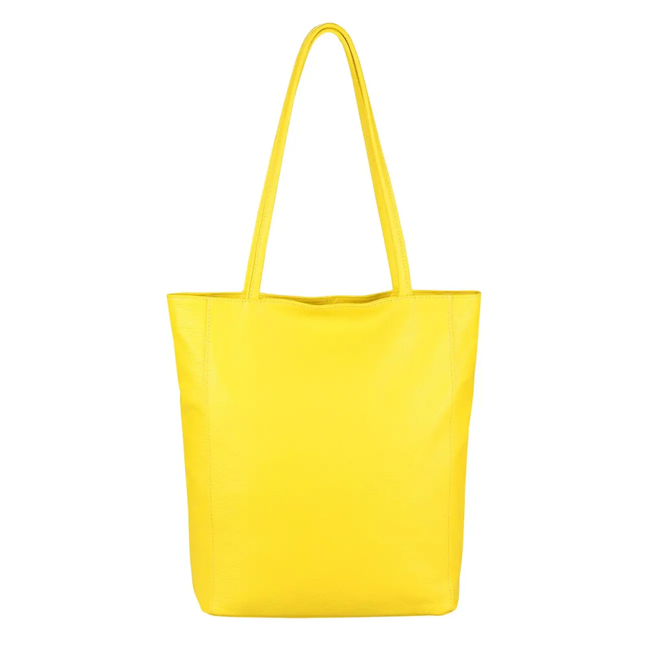 OBC Made in Italy Damen Echt Leder Tasche Shopper Schultertasche Henkeltasche Din-A4 Tote Bag Handtasche Umhängetasche Ledertasche Beuteltasche 2025
