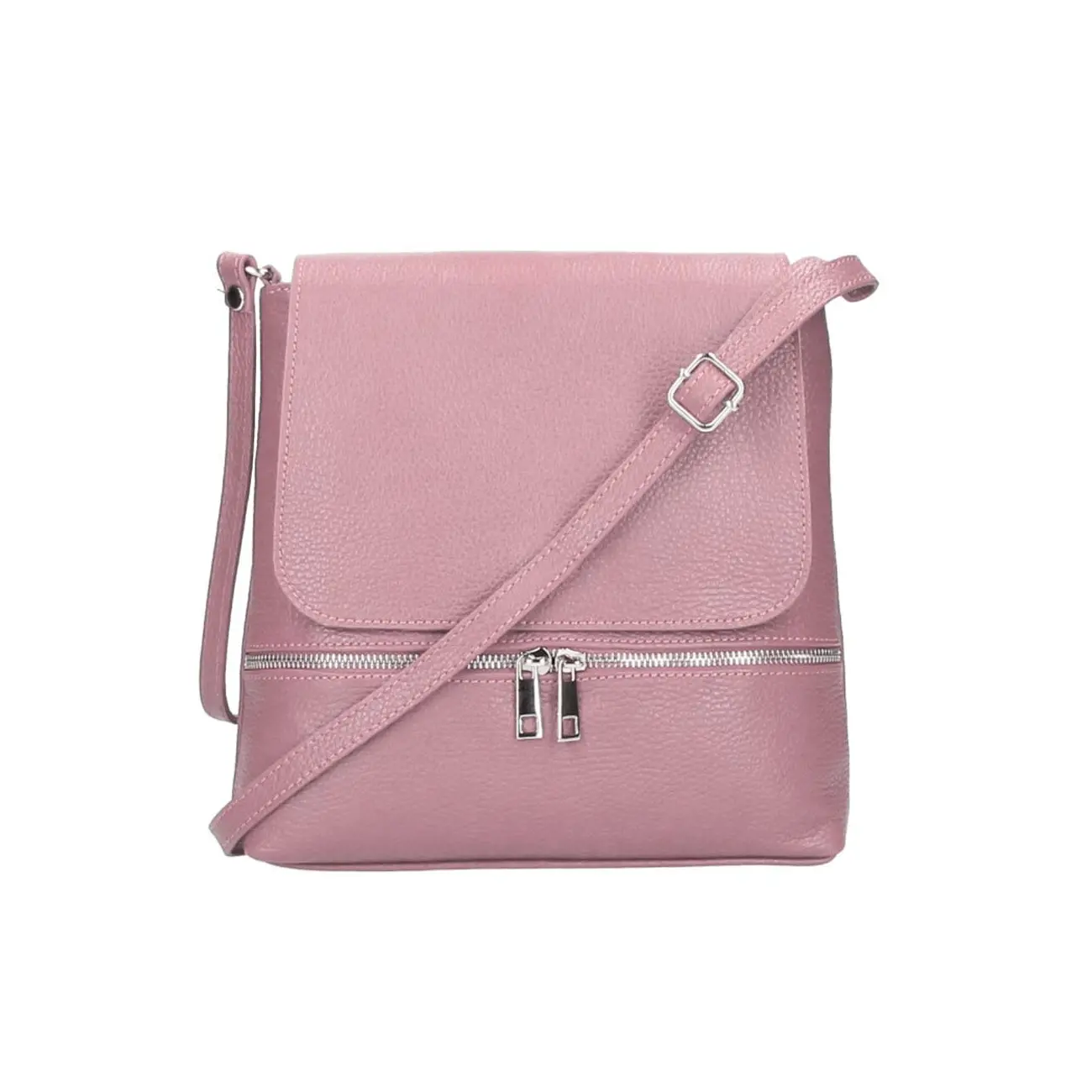 OBC Made in Italy DAMEN LEDER TASCHE Messenger Crossbody Handtasche Schultertasche CrossOver Umhängetasche Shopper Damentasche Überschlagtasche Tablettasche bis ca. 7-9 Zoll Online