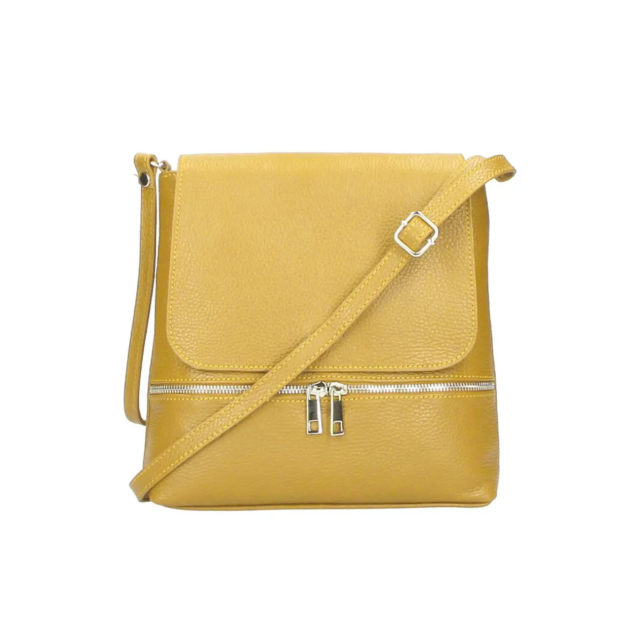 OBC Made in Italy DAMEN LEDER TASCHE Messenger Crossbody Handtasche Schultertasche CrossOver Umhängetasche Shopper Damentasche Überschlagtasche Tablettasche bis ca. 7-9 Zoll Online