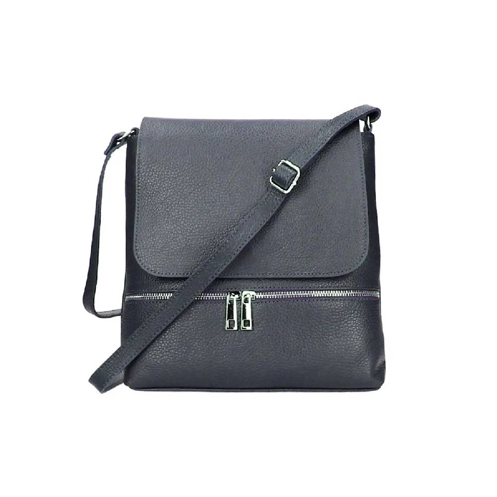 OBC Made in Italy DAMEN LEDER TASCHE Messenger Crossbody Handtasche Schultertasche CrossOver Umhängetasche Shopper Damentasche Überschlagtasche Tablettasche bis ca. 7-9 Zoll Online