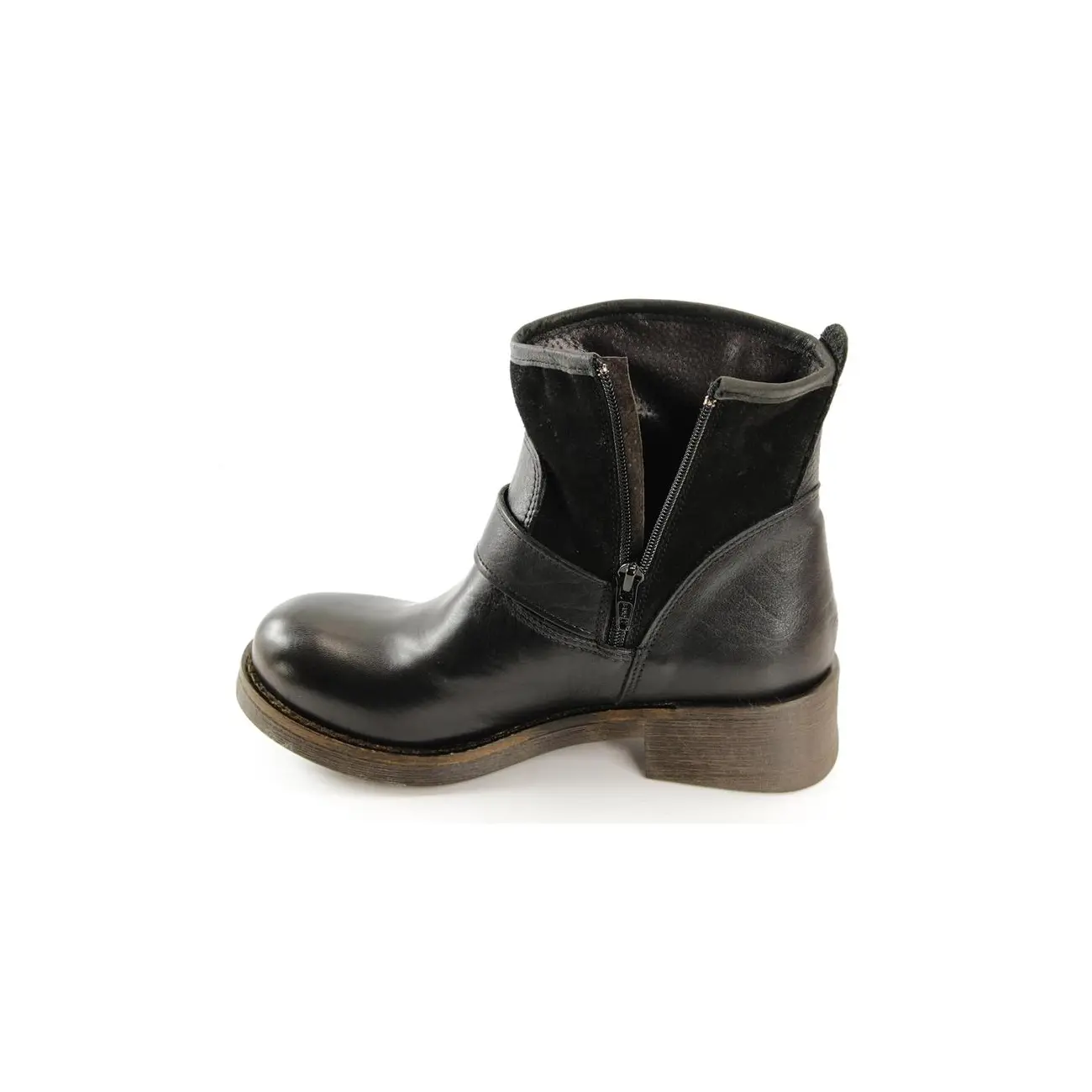 Ovye by Cristina Lucchi echt Leder Stiefel Stiefeletten Schuhe Ankle Boots Biker Angebote