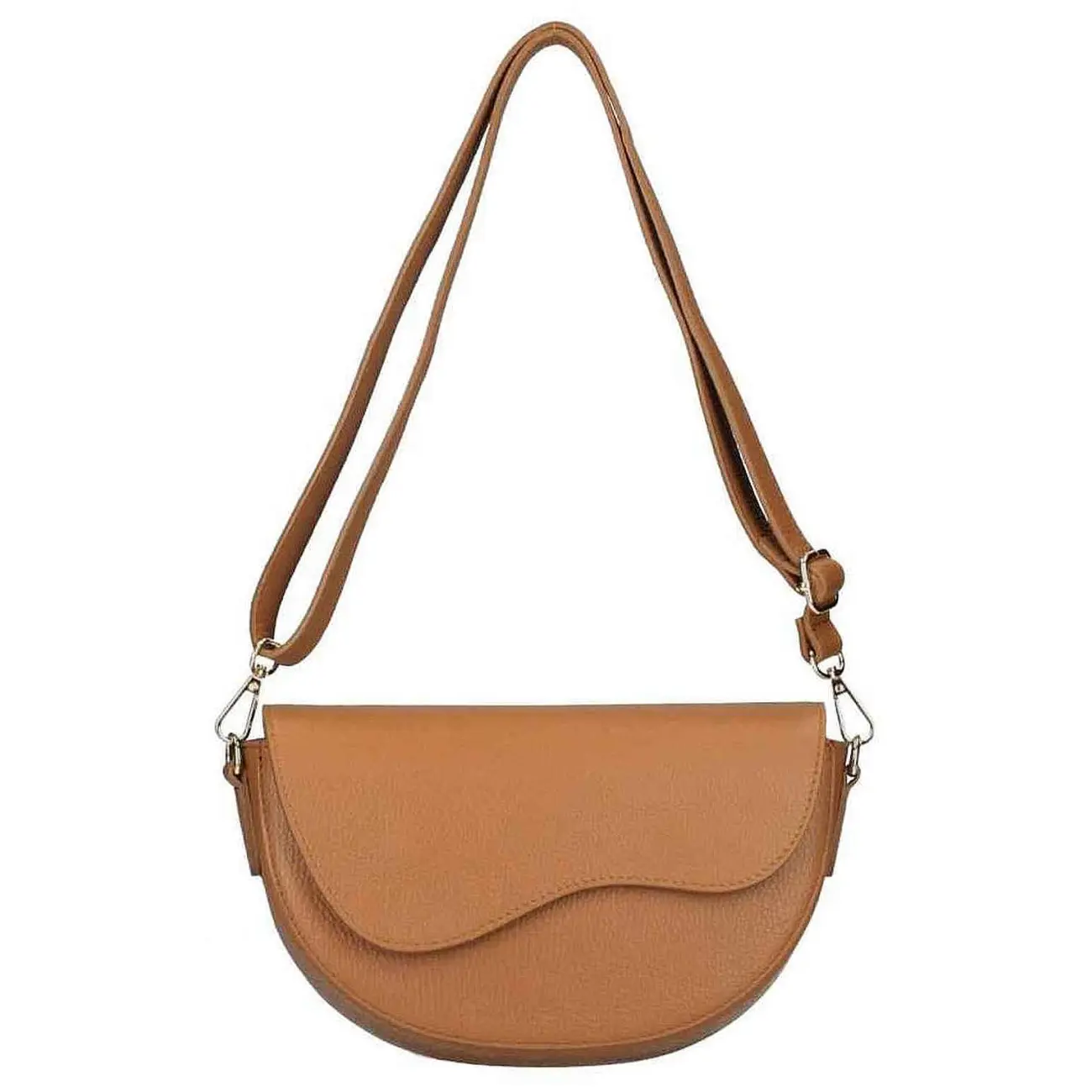 OBC MADE IN ITALY DAMEN LEDER TASCHE Saddle Bag Satteltasche Schultertasche Ledertasche Umhängetasche Brusttasche Cross Over Body Sonderangebot