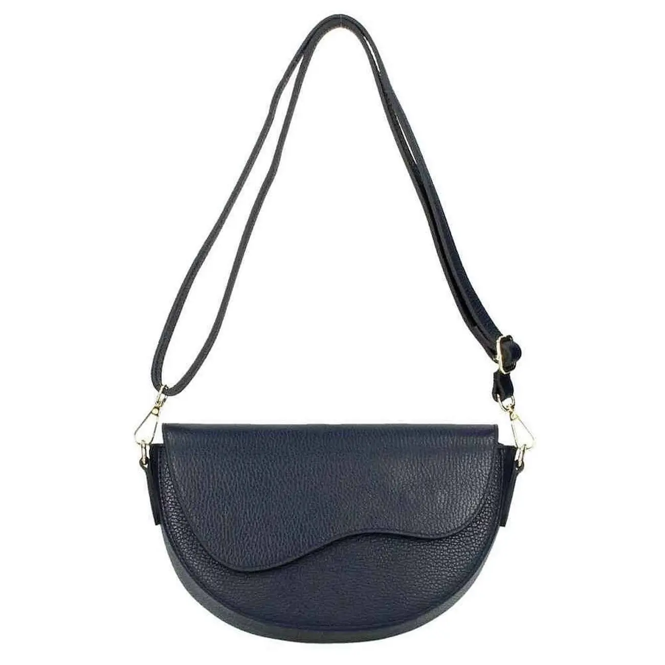 OBC MADE IN ITALY DAMEN LEDER TASCHE Saddle Bag Satteltasche Schultertasche Ledertasche Umhängetasche Brusttasche Cross Over Body Sonderangebot