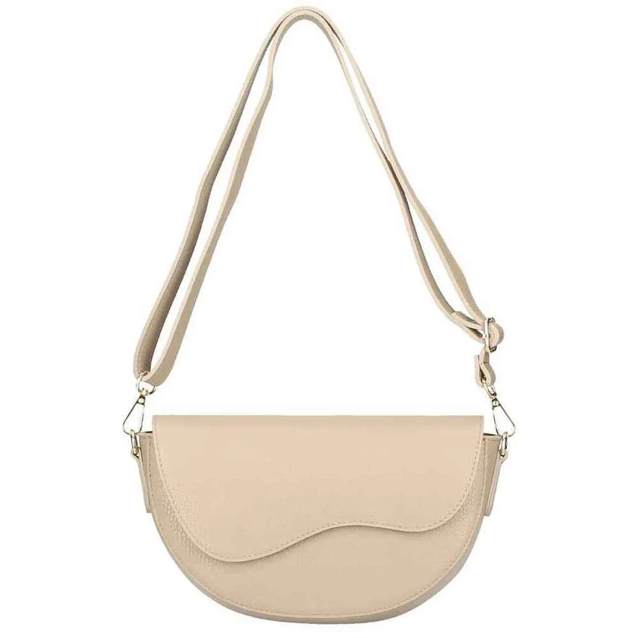 OBC MADE IN ITALY DAMEN LEDER TASCHE Saddle Bag Satteltasche Schultertasche Ledertasche Umhängetasche Brusttasche Cross Over Body Sonderangebot
