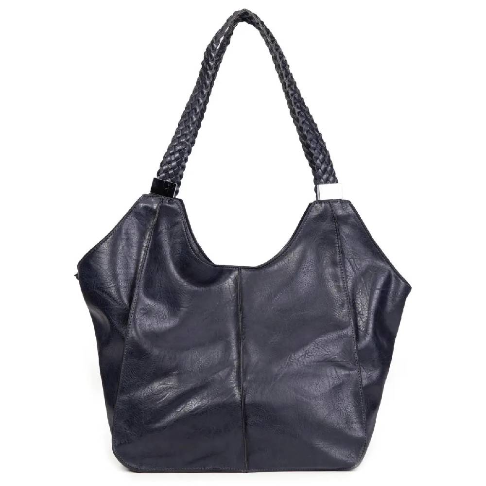 OBC DAMEN XXL Tasche Schultertasche Shopper Businesstasche Umhängetasche Workbag Henkeltasche Reisetasche FLECHTOPTIK Henkel Leder Optik Flash Sale