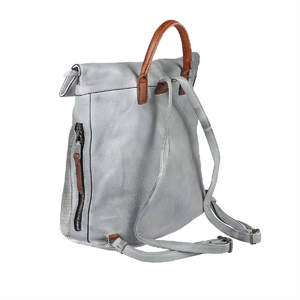 OBC DAMEN LEDER RUCKSACK TASCHE Cityrucksack USED LOOK Schultertasche Handtasche Shopper Blogger Backpack Daypack Exklusivangebot