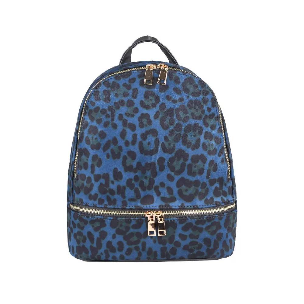 DAMEN Leopardenmuster Rucksack Backpack Cityrucksack Stadtrucksack LEOPARD PRINT Schultertasche Handtasche Mädchen Daypack Saisonschlussverkauf