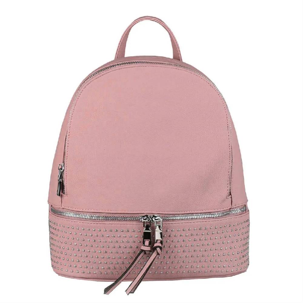 OBC DAMEN MÄDCHEN Nieten RUCKSACK Cityrucksack Stadtrucksack Backpack Schultertasche Handtasche Daypack Black Friday