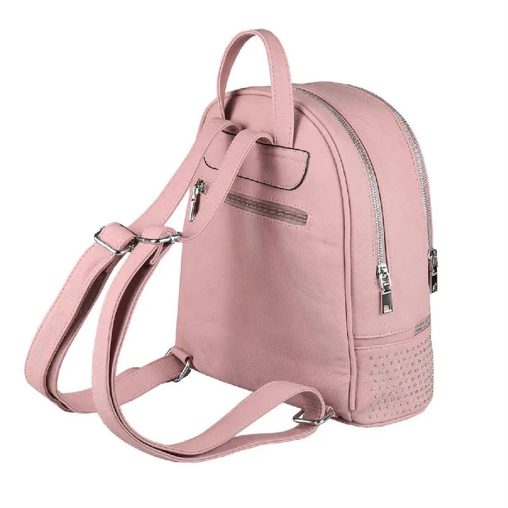 OBC DAMEN MÄDCHEN Nieten RUCKSACK Cityrucksack Stadtrucksack Backpack Schultertasche Handtasche Daypack Black Friday