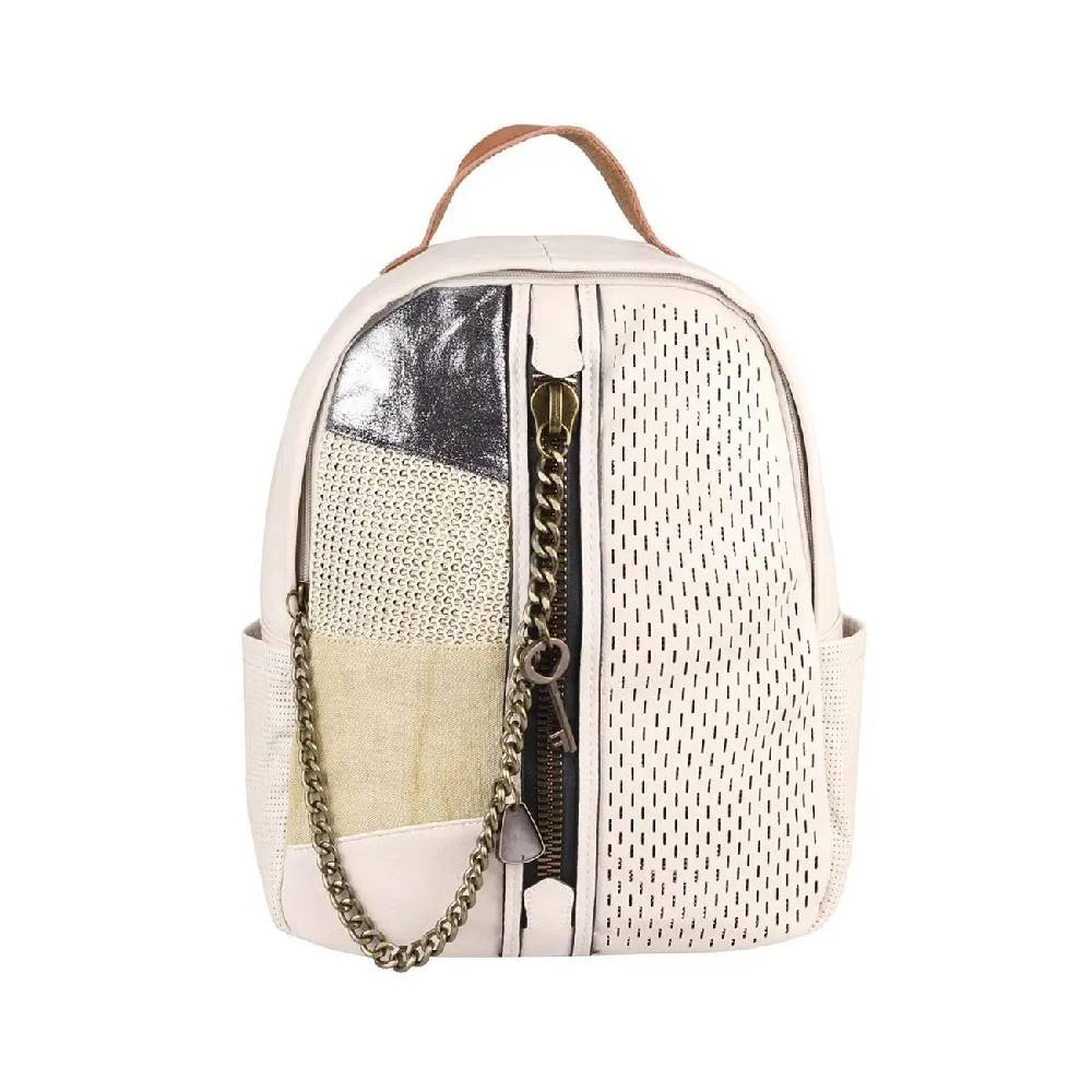 DAMEN RUCKSACK TASCHE Cityrucksack Stadtrucksack Metallic Backpack Schultertasche Handtasche Umhängetasche Shopper Ketten Daypack Lederrucksack Valentinstagsangebot