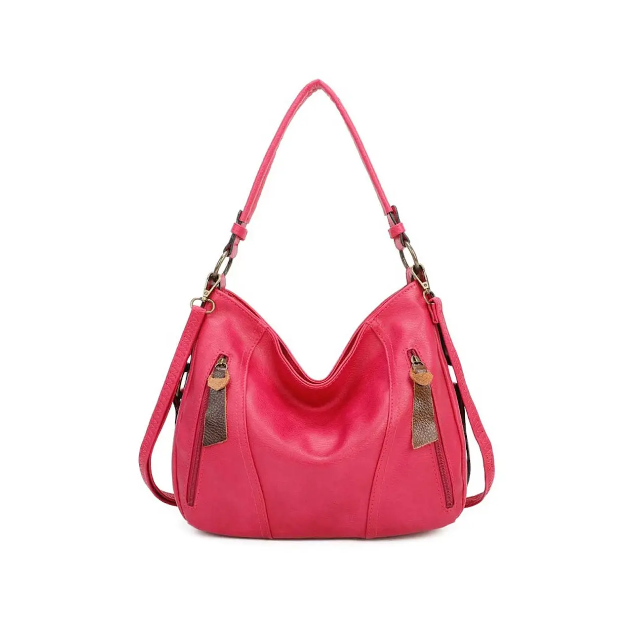 OBC Damen Tasche Shopper Hobo-Bag Schultertasche Leder Optik Umhängetasche Handtasche Crossover Reisetasche Beuteltasche Handtasche Exklusive Angebote