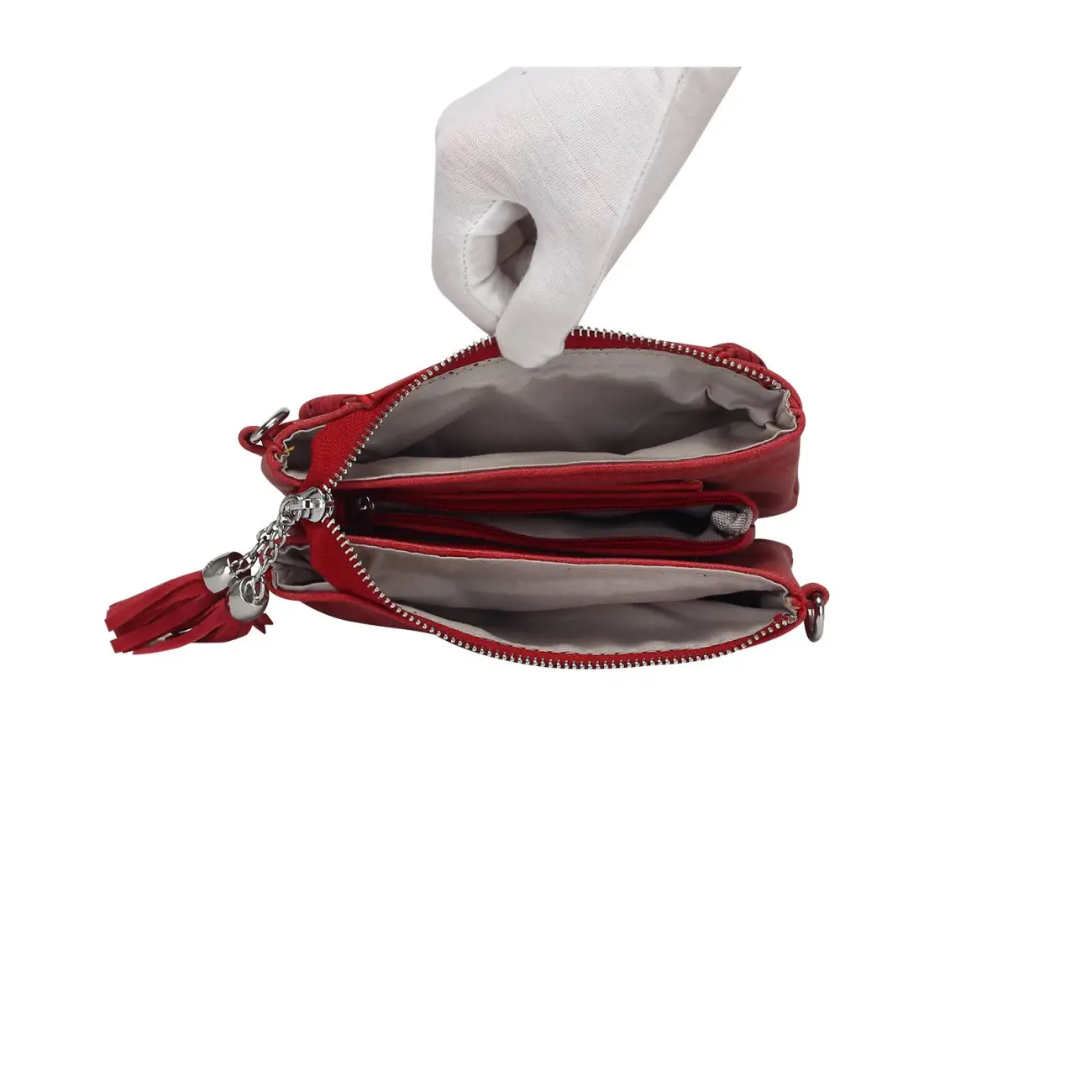 OBC DAMEN 3xFach TASCHE kleine Clutch HANDTASCHE Geflochten Schultertasche Umhängetasche Handytasche Cross-Over Handgelenktasche Kauf eins, bekomm eins gratis