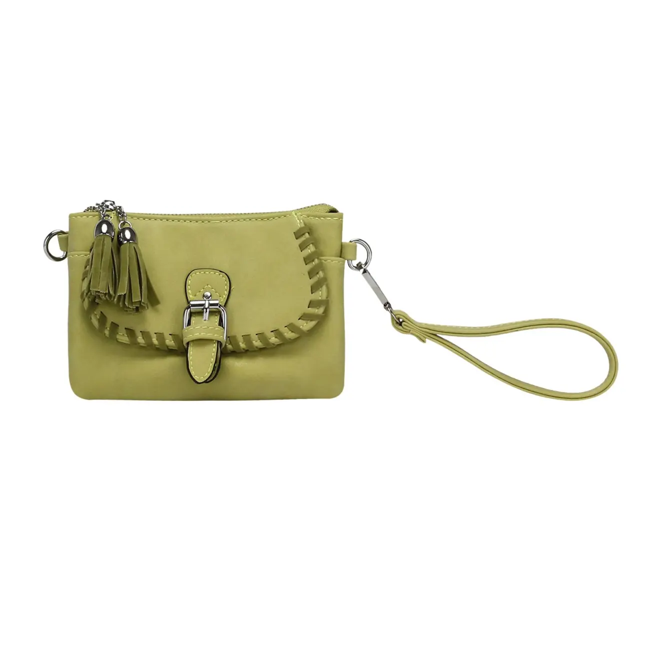 OBC DAMEN 3xFach TASCHE kleine Clutch HANDTASCHE Geflochten Schultertasche Umhängetasche Handytasche Cross-Over Handgelenktasche Kauf eins, bekomm eins gratis
