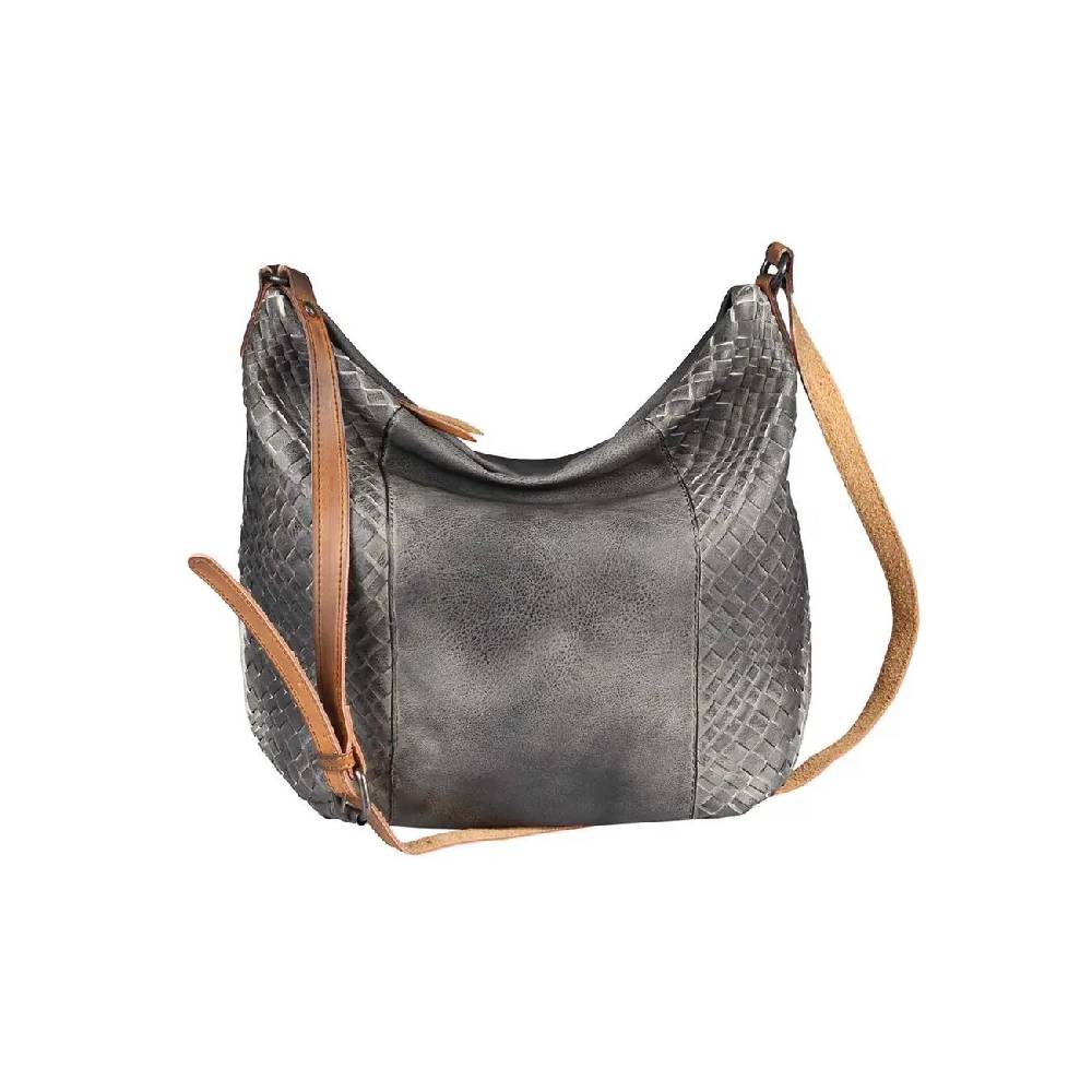 OBC DAMEN TASCHE SHOPPER Flechtoptik Ledertasche Hobo Bag Schultertasche Umhängetasche CrossOver CROSSBODY Henkeltasche Beuteltasche Tiefpreis