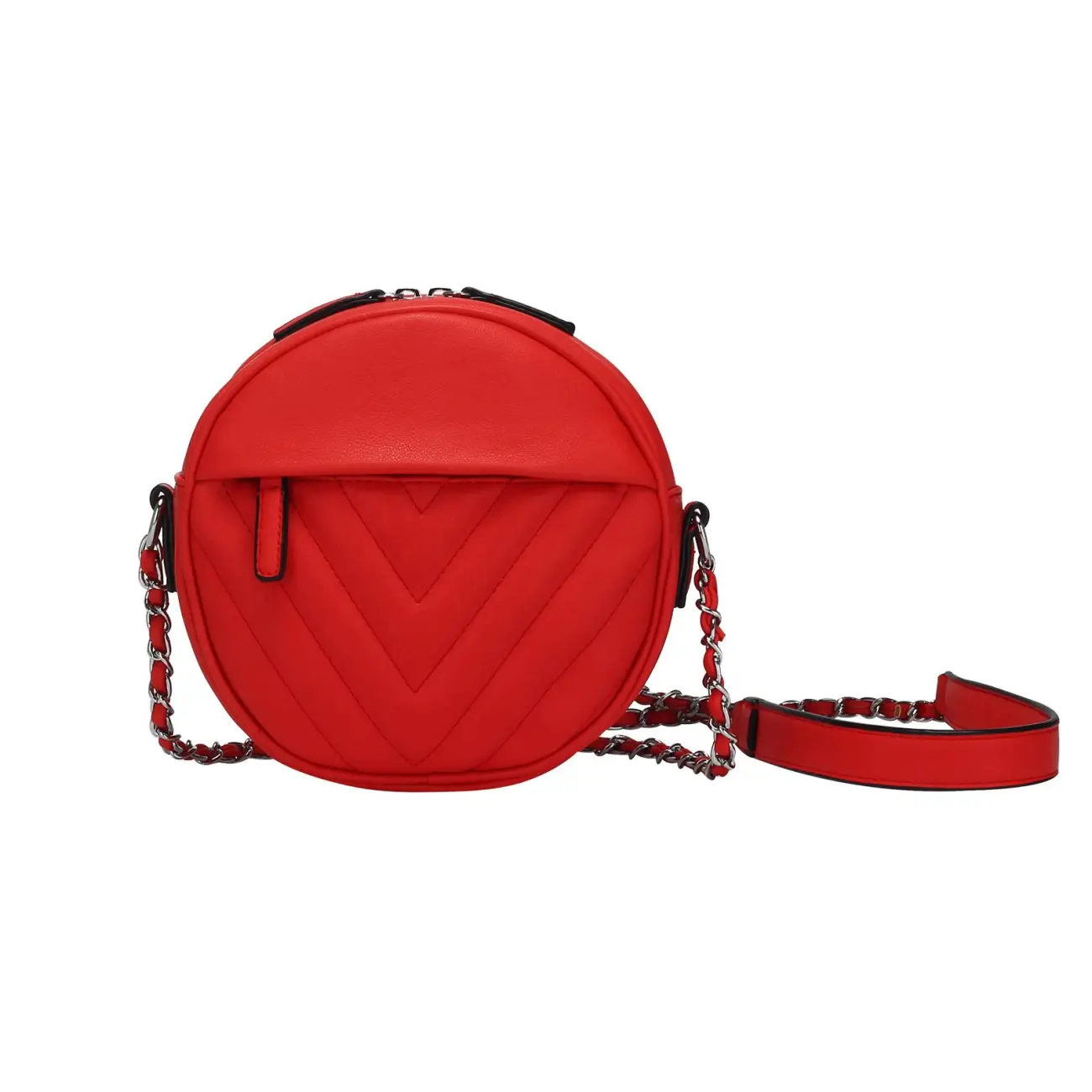 OBC DAMEN TASCHE HANDTASCHE Schultertasche Kettengurt V-Print Umhängetasche Handytasche Cross-Over kleine Clutch JETZT KAUFEN