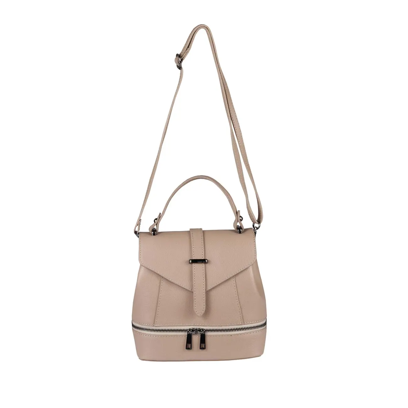 OBC MADE IN ITALY 2in1 DAMEN Echt LEDER TASCHE RUCKSACK Schultertasche Handtasche Umhängetasche Ledertasche Lederrucksack CrossOver Daypack Backpack Bis zu 60% Rabatt