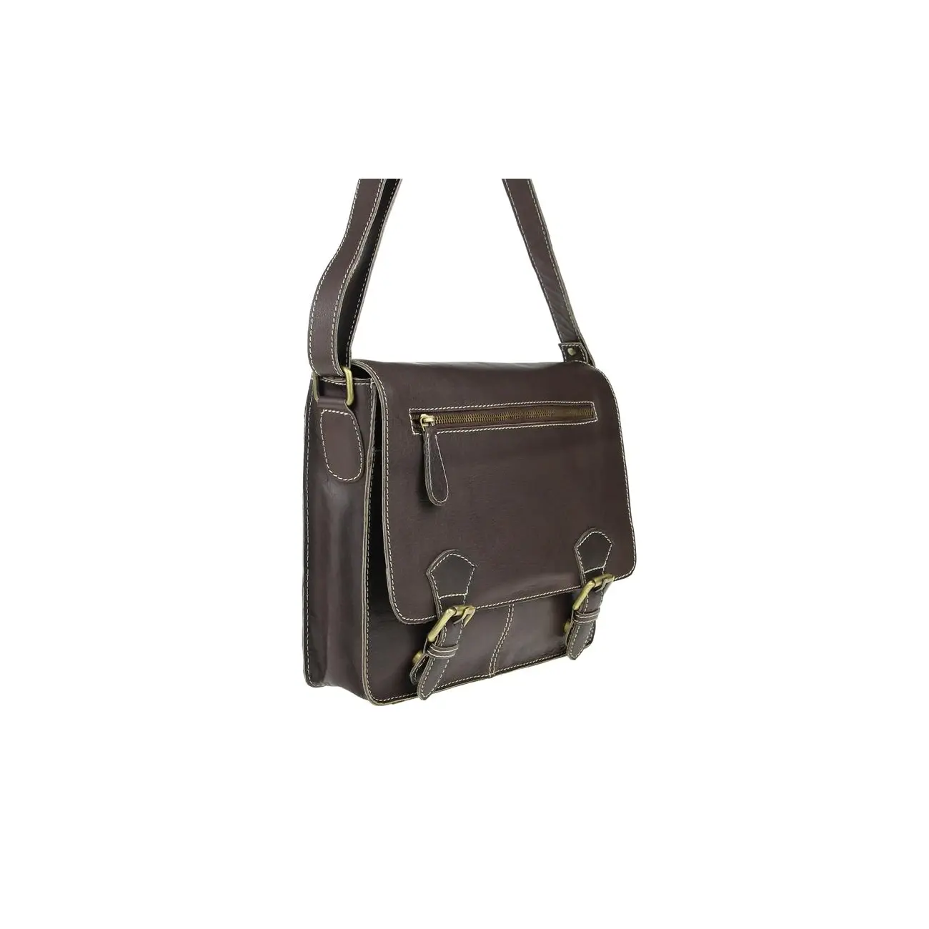 Unisex Bubalus WasserBüffel Büffelleder Vintage Retro Style Leder Tasche Messenger Bag Riesige Rabatte