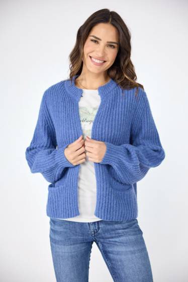Lieblingsstück Puffärmel-Jacke mit Alpakawolle Kauf eins, bekomm eins gratis