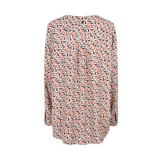 Lieblingsstück Alloverprint-Bluse mit Rundhalsausschnitt Riesige Ersparnisse