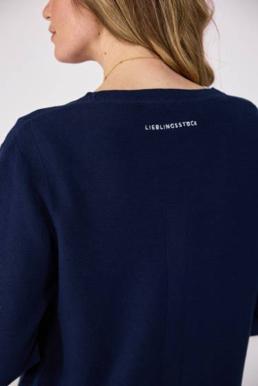 Lieblingsstück durchgeknöpfte V-Ausschnitt-Jacke Basic JETZT KAUFEN