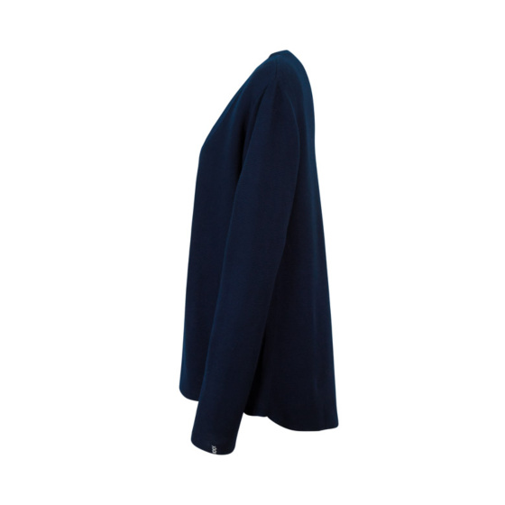 Lieblingsstück durchgeknöpfte V-Ausschnitt-Jacke Basic JETZT KAUFEN