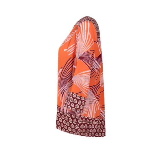 Lieblingsstück 3/4 Arm-Bluse mit Bordüre Limitierter Zeitrabatt
