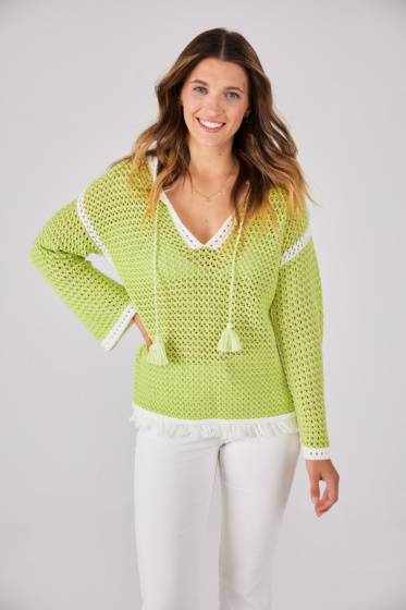 Lieblingsstück Stricktunika mit Netzstruktur Günstig kaufen