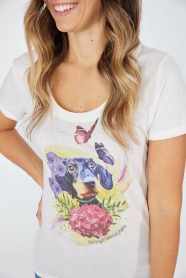 Lieblingsstück T-Shirt mit Frontmotiv Dackel VIP-Rabatte