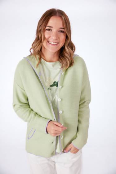 Lieblingsstück Trachtenjacke mit Kapuze und Rippensaum hinten Letzter Tag